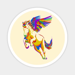 Rainbow Unicorn | LGBTQ Pride Design Magnet